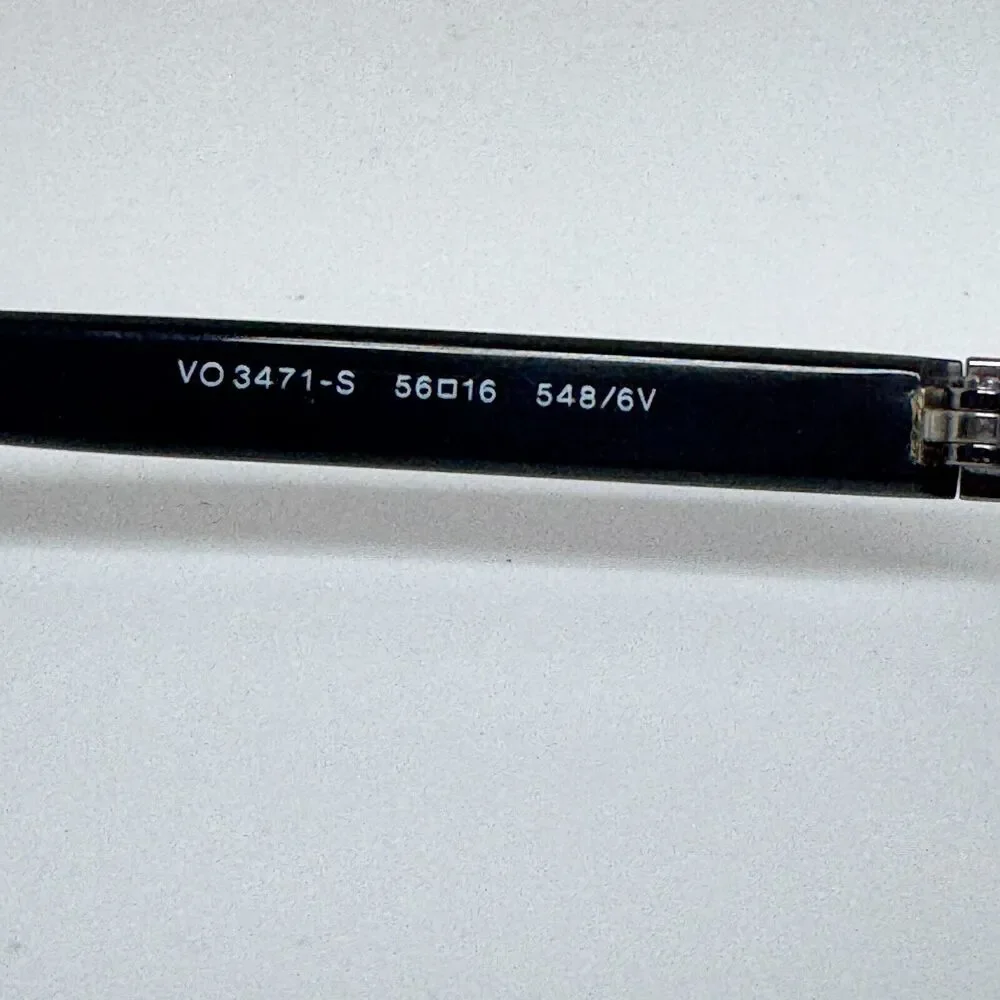 VOGUE VO‎ 3471-S 56 16 548/6V Black Frames only Made In Italy H15267